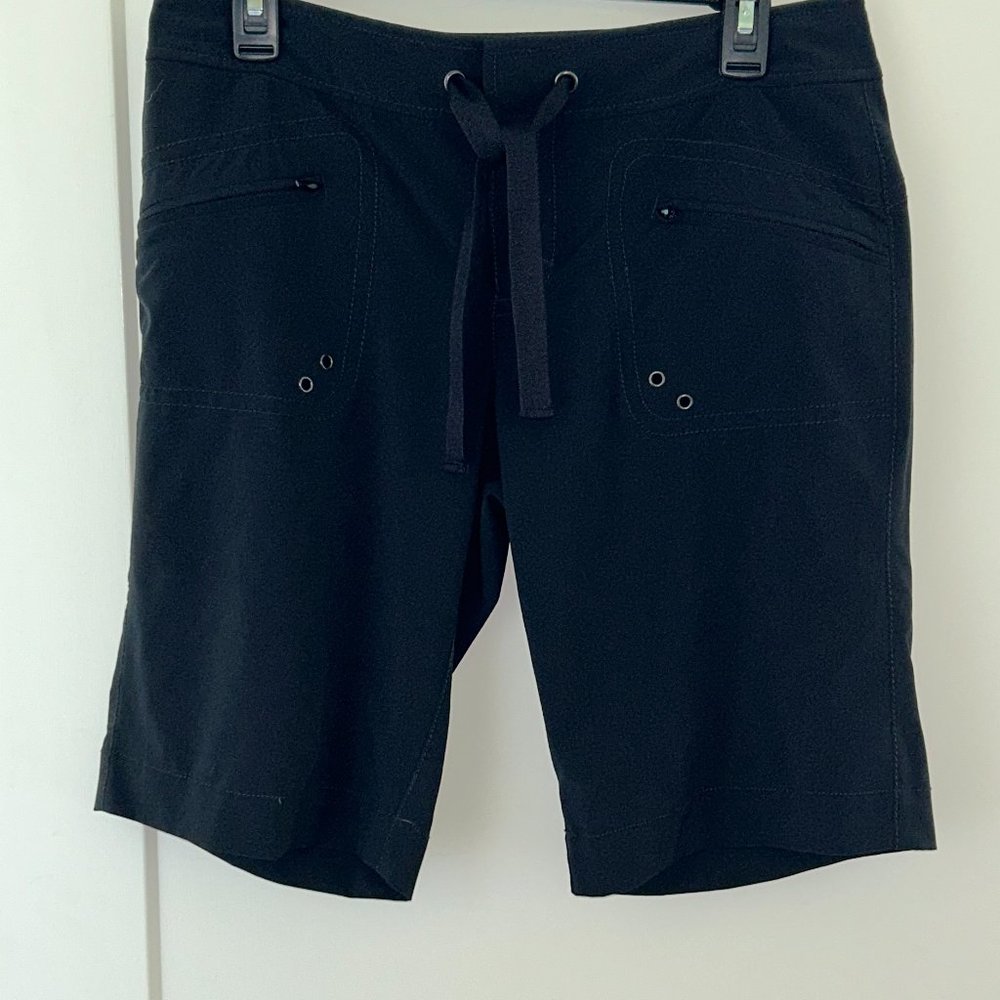 ATHLETA black Bermuda Board Shorts